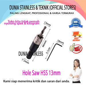 Hole Saw HSS 13mm pembolong lubang