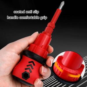 34 trong 1 bộ tuốc nơ vít kiểu bánh cóc đa năng hợp kim thép Bộ công cụ với tay cầm thoải mái và lưu trữ trường hợp cho sửa chữa nhà