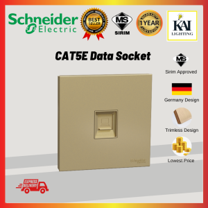 [2022 New Model] SIRIM Approved Schneider AvatarOn C Series Switches & Socket Wine Gold Doorbell Switch