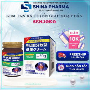 Kem Tan Rã Tuyến Giáp U Bứu Senjoko Nhật Bản 50g - Kem Thảo Dược Tan Rã U Bứu Cường Giáp Bứu Cổ Nhật Bản