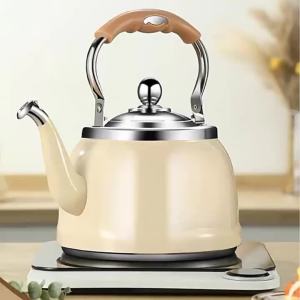 Direct sales of popular thickened household products 304 Water Cube stainless steel kettle with sound effect whistlingkettle