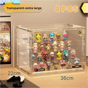 Large Containerized Designs Acrylic Organizer for Collectible Figures and Blind Toys Action Figures Desktop Organizers Box2026