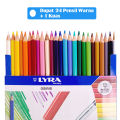 LYRA Osiris Aquarell MetalBox 24 Warna Pensil Warna Colour Pencil Gambar Berkualitas LYR-2531240. 