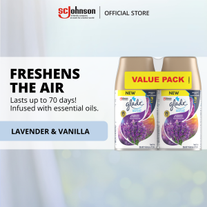 Glade Room Air Freshener Automatic Spray Refill (252ml x 2 Pack) Twinpack