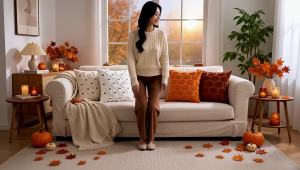 White Ghost Halloween pumpkin pillow covers for decorating sofas bedrooms and headboards pillow cover