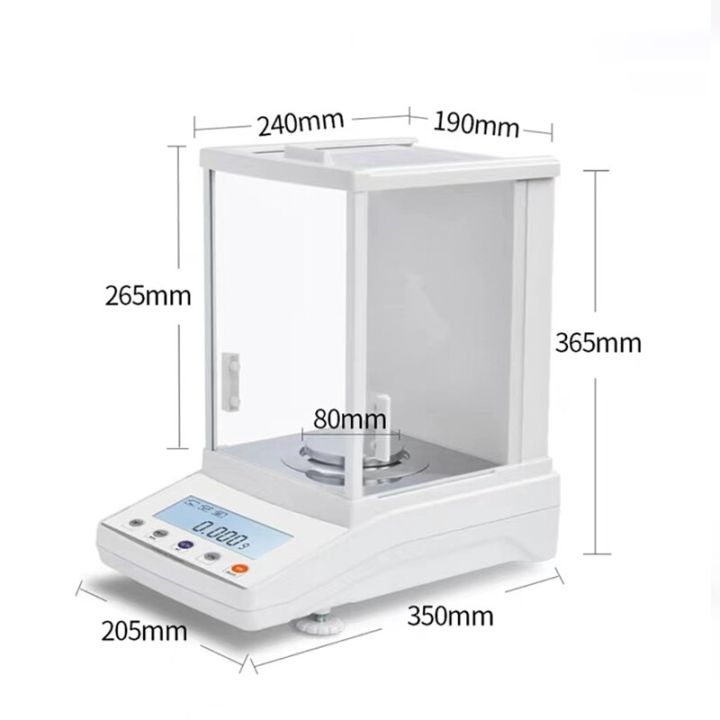 Thousandth Scale Ruler Electronic Analytical Balance Laboratory One Ten Thousandth 0.1Mg ...