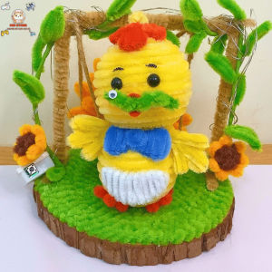 12 Con giáp làm bằng kẽm nhung con vật kẽm nhung đồ chơi handmadee đồ thủ công trang trí bàn làm việc