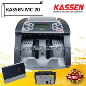 KASSEN MC20 MESIN PENGHITUNG UANG KERTAS MC-20 MONEY COUNTER DETEKSI UANG PALSU