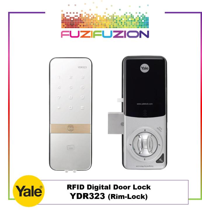 Yale YDR323 RFID Digital Door Lock Lazada Singapore