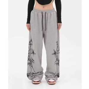 Celana RD Star Pants Panjang Kulot Oversize - Celana Kulot Bawahan Korean Style Kekinian
