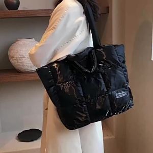 AE Túi đựng áo khoác cotton cao cấp dung tích lớn túi du lịch ngắn ngày túi đeo vai ngoài trời dành cho nữ.