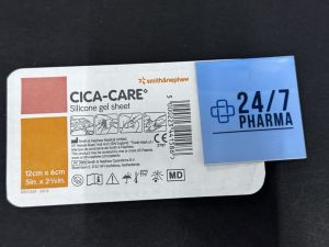 Smith & Nephew Cica-Care 12x6cm CicaCare Silicone Gel Sheet Scar Treatment Keloid