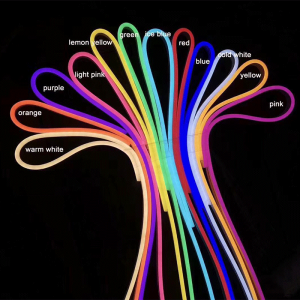 ไฟเส้น LED Flex (8 x 16mm) ไฟแถบ LED นีออนสีสวย กันน้ํา แรงดัน 220V (เสียบปลั๊กไฟบ้านใช้งานได้ ) ดัดได้ ใช้งานง่าย สําหรับตกแต่งบ้าน ไม่แถมหัวปลั๊ก!