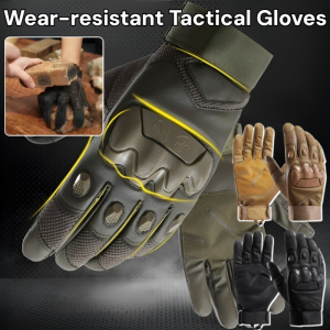Windproof Wear-Resistant Fire-resistant Tactical Gloves Anti-Slip Grip Carbon Fiber for Outdoor Mens Military-Grade Protection