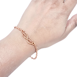Dr. Beads Infinity Clover Copper Bracelet