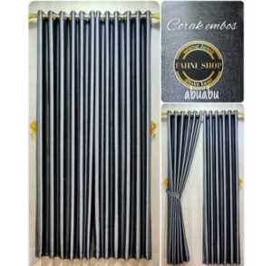 Gorden Pintu Gordyn Blackout Smokring Jendela Minimalis