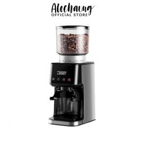 Alechaung เครื่องบดเมล็ดกาแฟ เครื่องบดกาแฟไฟฟ้า เครื่องบดกาแฟ coffee grinder บดใส่ด้ามชงได้โดยตรง ฟรีขารองด้ามชง 53 และ 58มม. ปรับความละเอียดได้51ระดับ รับประกัน 1 ปี