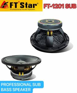 FT STAR SUBWOOFER PROFESSIONAL SPEAKER ALUMINUM BASIN STAND HIGH CAPACITY 1000 WATTS FT-1201SUB