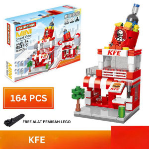 Mainan Balok Susun Puzzle Brick Toko / Mobil Edukasi Anak TOY3000