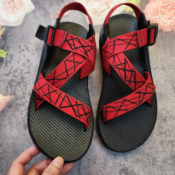 Giày Sandal Nam Chaco Mã TG13 Dép Chaco Nam Dép Chaco ĐẾ THƠM ĐỎ