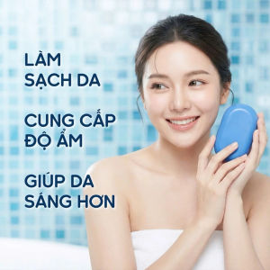 Xà Phòng Tắm Dok Anchan Blue Soap Kèm Túi Lưới Tạo Bọt | Soap Làm Sạch Da Tạo Bọt Mịn