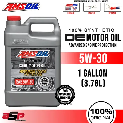 AMSOIL 5W-30 OE 100% Fully Synthetic Gasoline Engine Oil Quart (946ml) / Gallon (3.78L)