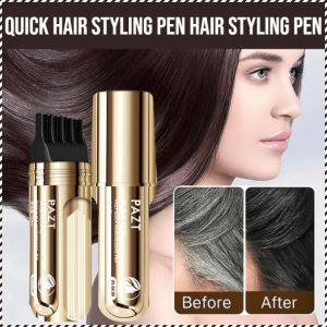 Waterproof And Sweat-Proof Hair Dye Comb Covering White Hair Natural Hair Comb With Teeth Effectively Hair Dye Pen 防水防汗染发梳