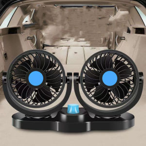 KIPAS MOBIL 12V MODEL AC MURAH MEMPERKUAT KIPAS MOBIL 6 -INCH BESAR 12V 24V TRUK BERDEDIKASI TINGGI -KEKUATAN DAN ANGIN KENCANG SHAKE HEAD DUAL -WITCH DUAL -SPEED