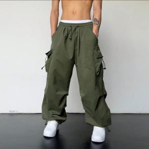 Cargo Pants for Men Summer Quick-Dry Pants Breathable Lightweight Straight Draping Leg Pants Outdoor Hiking Joggers Multiple pockets Casual Trouser