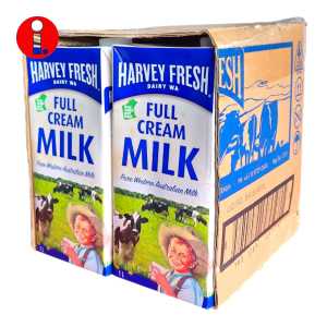 Milk 6 pack by HARVEY FRESH Full Cream MILK UHT 2026