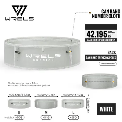 WRELS Lightweight Invisible Bag Durable Reflective Letter Running Sports Phone Multi-Functional #Yb1007