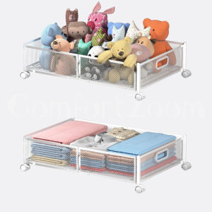 Under Bed Storage Containers with Wheels Shoe Storage Organizer Drawer Clothes Storage Toy Storage