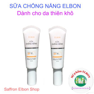 [Combo 2 Chai] Kem Chống Nắng Nano Collagen ELBON Thành Phần Thiên Nhiên Kháng Nước Dưỡng Ẩm Bảo Vệ Da Với Chỉ Số SPF 50+ Ngừa Lão Hoá