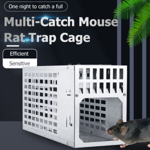 [2023 FREE GIFT] KUAIBU High Sensitivity  Reusable Multi-Catch Mouse Trap Rat Trap Cage-Pest Control MOUSE TRAP FOR BIG