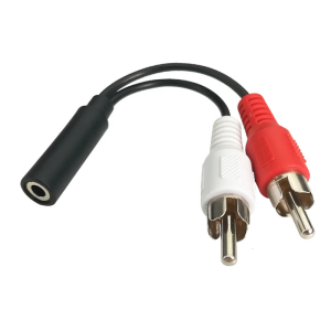 3.5mm to 2RCA Sound Cable Female to Male Y 2RCA Splitter 3.5mm Adapter for Phone Home Theater Amplifiers Speaker Stereo