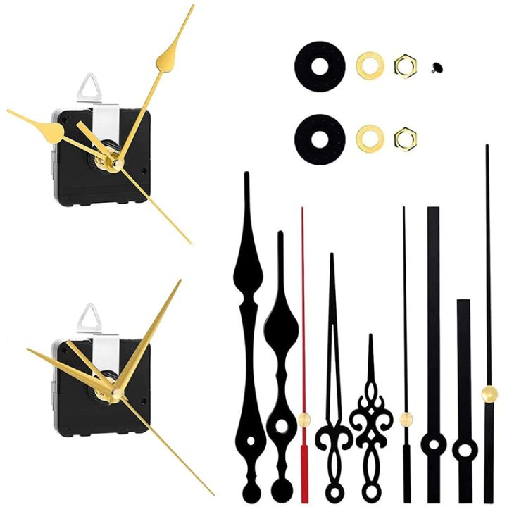 Quartz Clock Mechanism Kit, Wall Clock Mechanisms Mattery Powered Replacement, Clock Hands