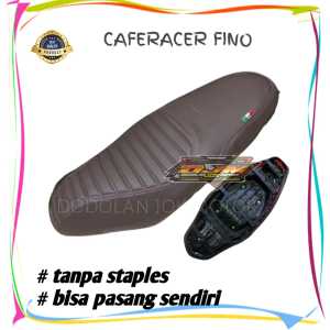 Kulit jok FINO model caferacer tinggal pasang tanpa staples bahan tebal premium