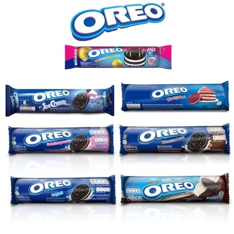 Oreo Racket Oreo Roll Biskuit Original Chocolate Red Velvet 119.6G All Variant ...