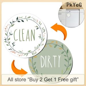 [COD] PkYeG Tool Dishwasher Magnet Clean Dirty Sign Reversible Double Sided Clean Dirty Magnetic Flip Indicator Tags