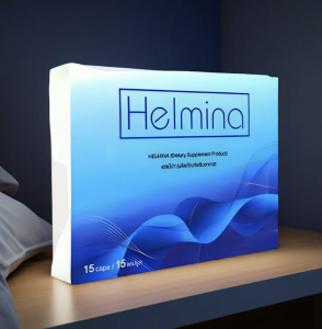 HELMINA – ผลิตภัณฑ์เสริมอาหาร สำหรับดูแลลำไส้และสมดุลภายใน (1 กล่อง 15 แคปซูล) เสริมการขับถ่าย ขจัดของเสีย ดูแลร่างกายจากภายใน