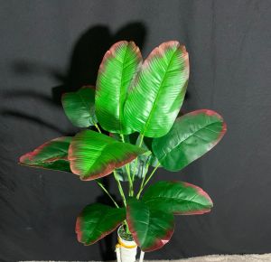 Set Tanaman Artificial Pohon Pisang 12 daun flowers vase bouqute Dekorasi bunga sudut hias dekorasi