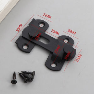 【Free Screw】Door Hasp Latch Lock 304 Stainless Steel Safety Packlock Clasp for Outdoor&indoor