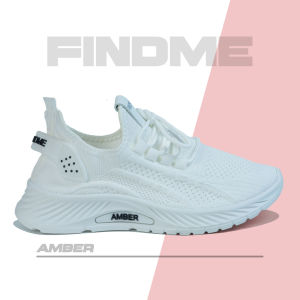 FINDME 36-41 AMBER SEPATU SNEAKERS WANITA GAYA RUNNER SIMPLE KEKINIAN BAHAN FLYKNIT IMPORT