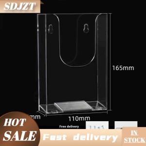SDJZT Acrylic trong suốt một lớp treo tường thư mục nhựa Kệ tập tin giá văn phòng lưu trữ dữ liệu hiển thị giá văn phòng phẩm