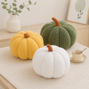 New High Quality Soft Cute Pumpkin Shaped Pillow Nordic Style Room Decor Plush Sofa Living Room Bedside Bed Cushion h260820