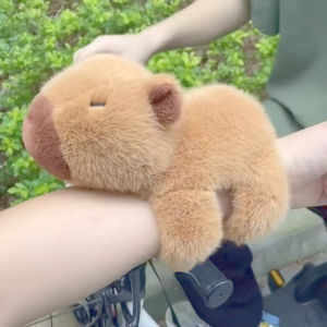 B05 ตุ๊กตาคาปิบาร่า สามารถใส่แขนได้  งานจริงน่ารักมาก ขนนุ่มนิ่ม  พร้อมส่ง