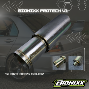 Knalpot Mobil Racing Bionixx Protech V1 Kualitas Premium