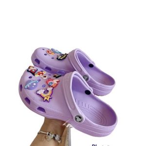 Dép Cross Classic Mẫu Cổ Điển Dành Cho Nam Và Nữ Giày Lỗ Thông Thoang Đế Giày Tăng Chiều cao Tặng Kèm 12 Sticker