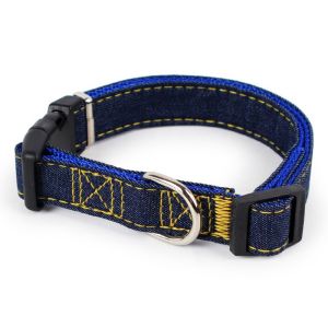 Pet Collar For Big Dog Collar Dog Denim Collar Dog necklace Cat Collar Pet Adjustable Collar
