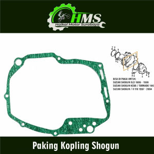 Paking Kopling Shogun - Packing Gasket Block Blok Bak Samping Kopleng Kupling Crankcase Rengkes